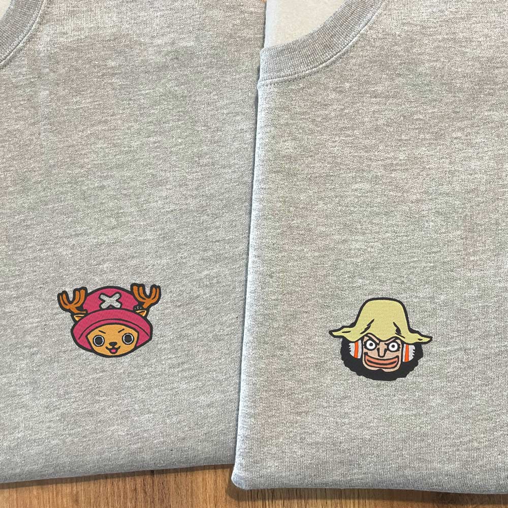 Sweat One Piece com o Tony Tony Chopper e o Usopp