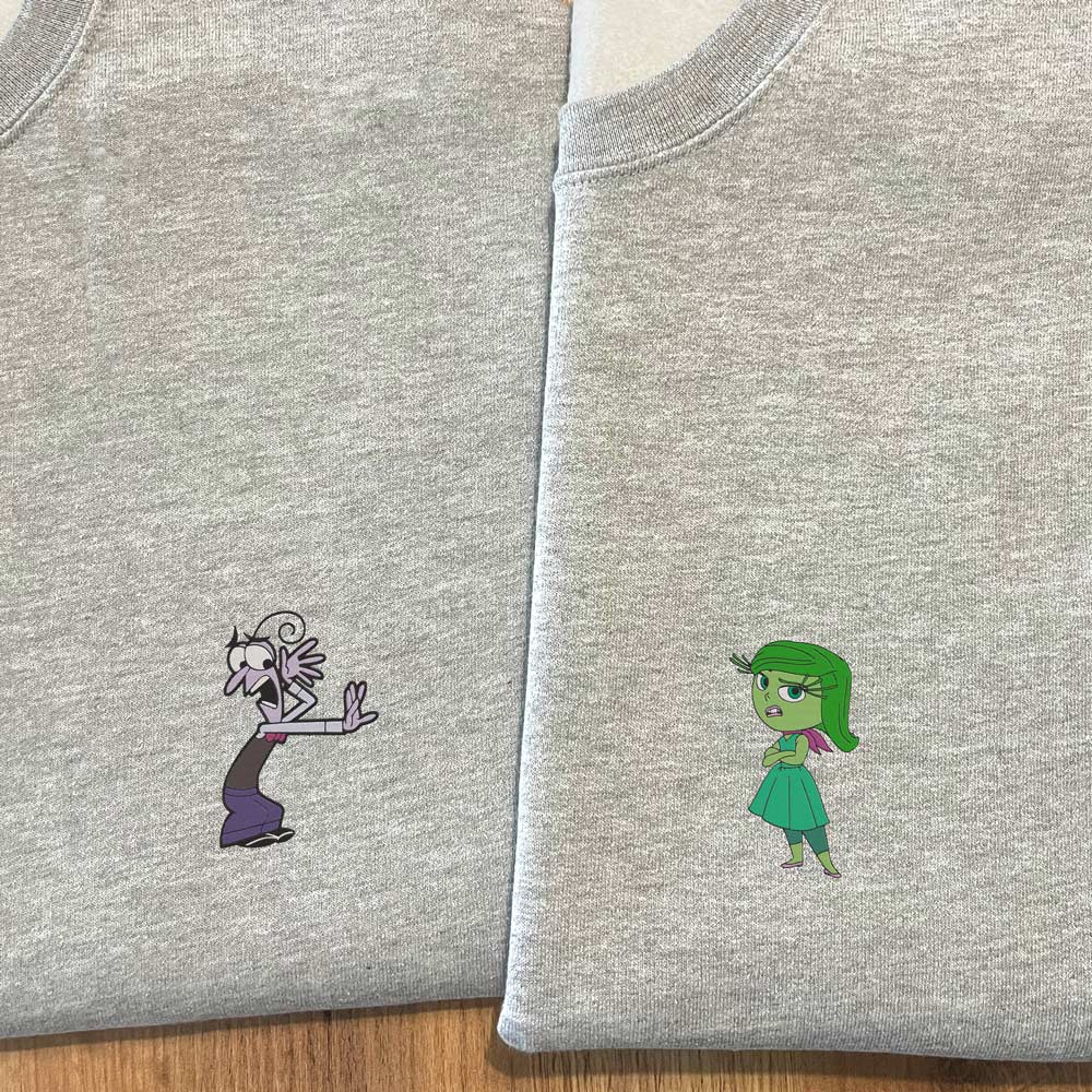 Sweats Divertida-Mente com Medo e Repulsa