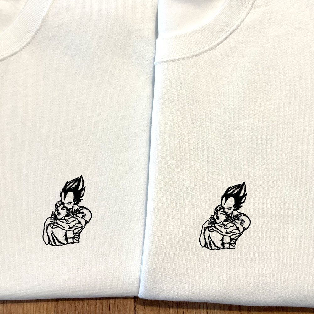 Sweats Dragon Ball com Vegeta e Bulma