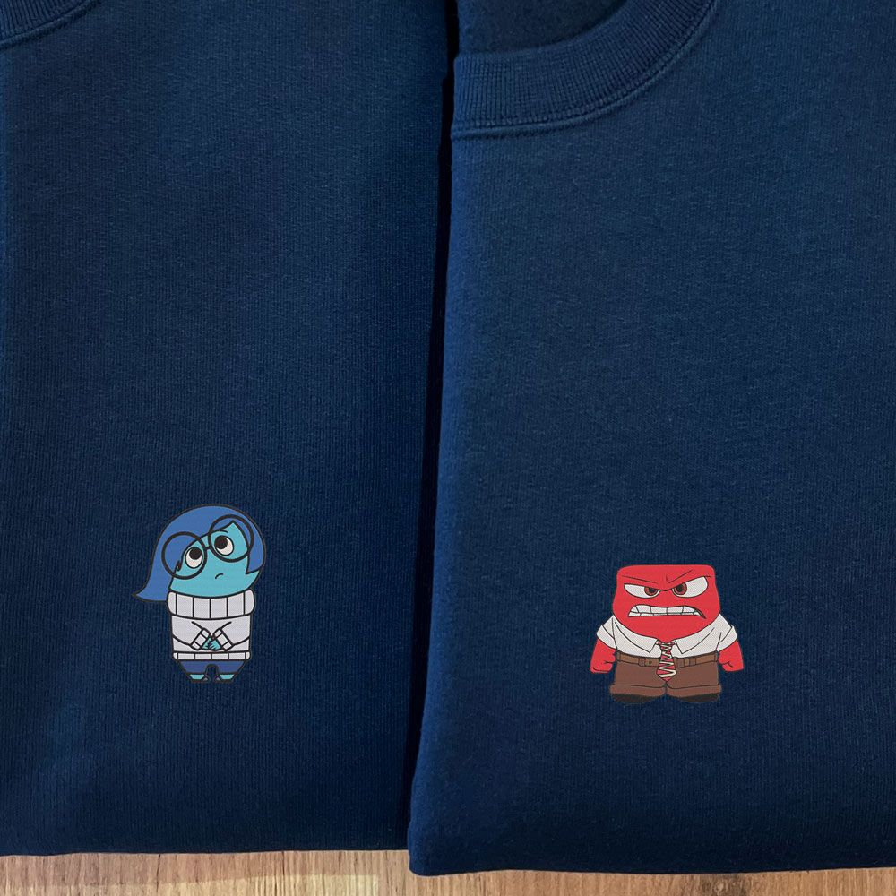Sweat Divertida-Mente (Inside Out) com Tristeza e Raiva
