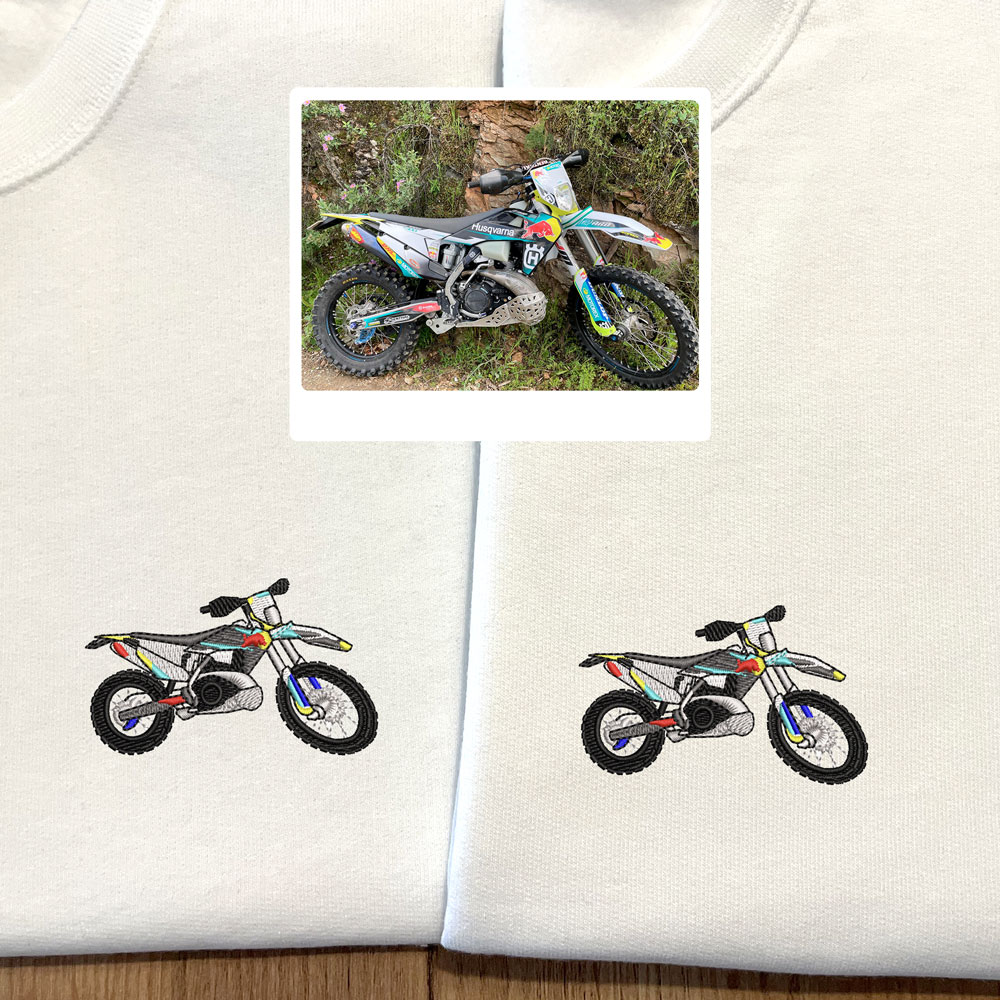 Sweat personalizada com foto bordada