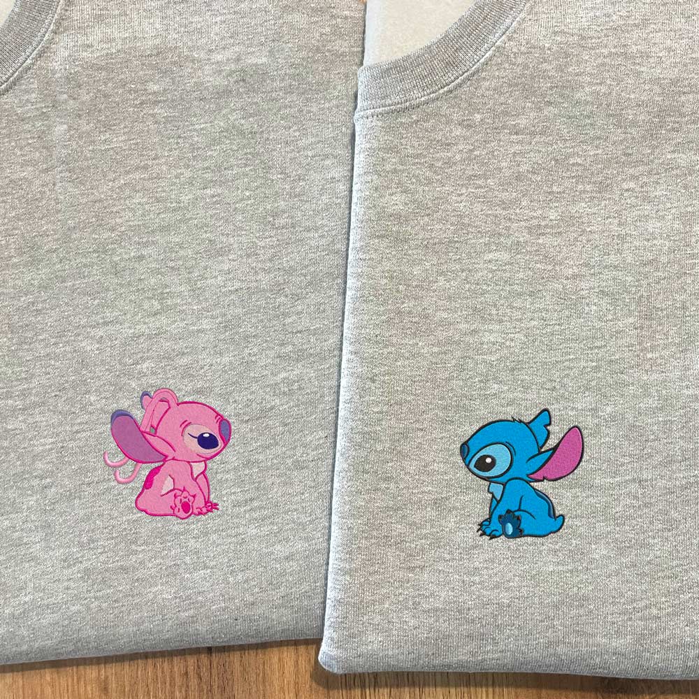 Sweats de Angel e Stitch