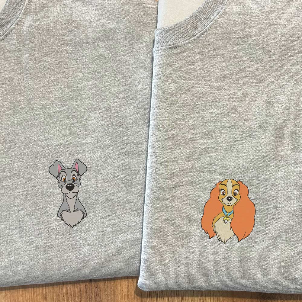 Sweats personalizadas A Dama e o Vagabundo
