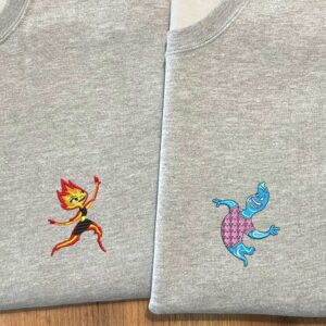 Sweats Elemental personalizadas com Chispa e Nilo