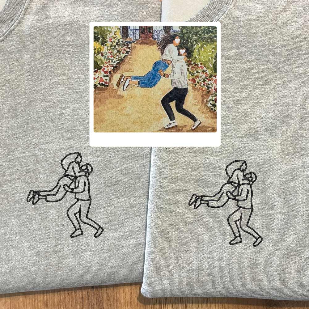 Sweats com silhueta de foto