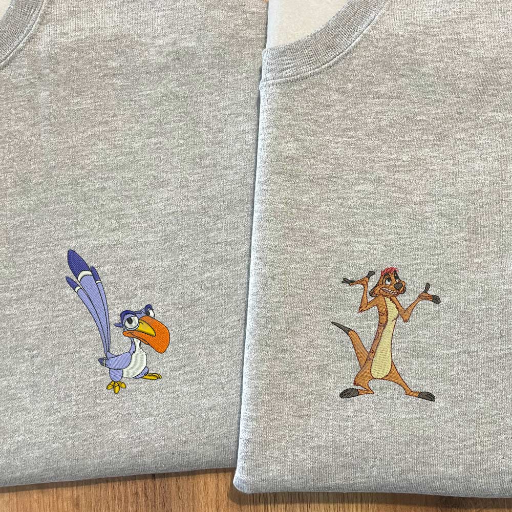 Sweat O Rei Leão com Zazú e Timão